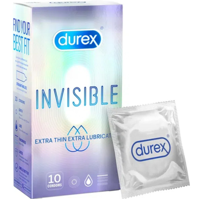 Bao cao su Durex Invisible Extra Thin Extra Sensitive